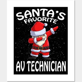 Santas Favorite Av Technician Christmas Posters and Art